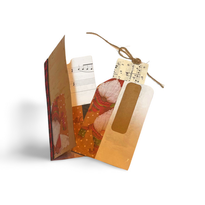 Folded Card Christmas Tag & Pocket set