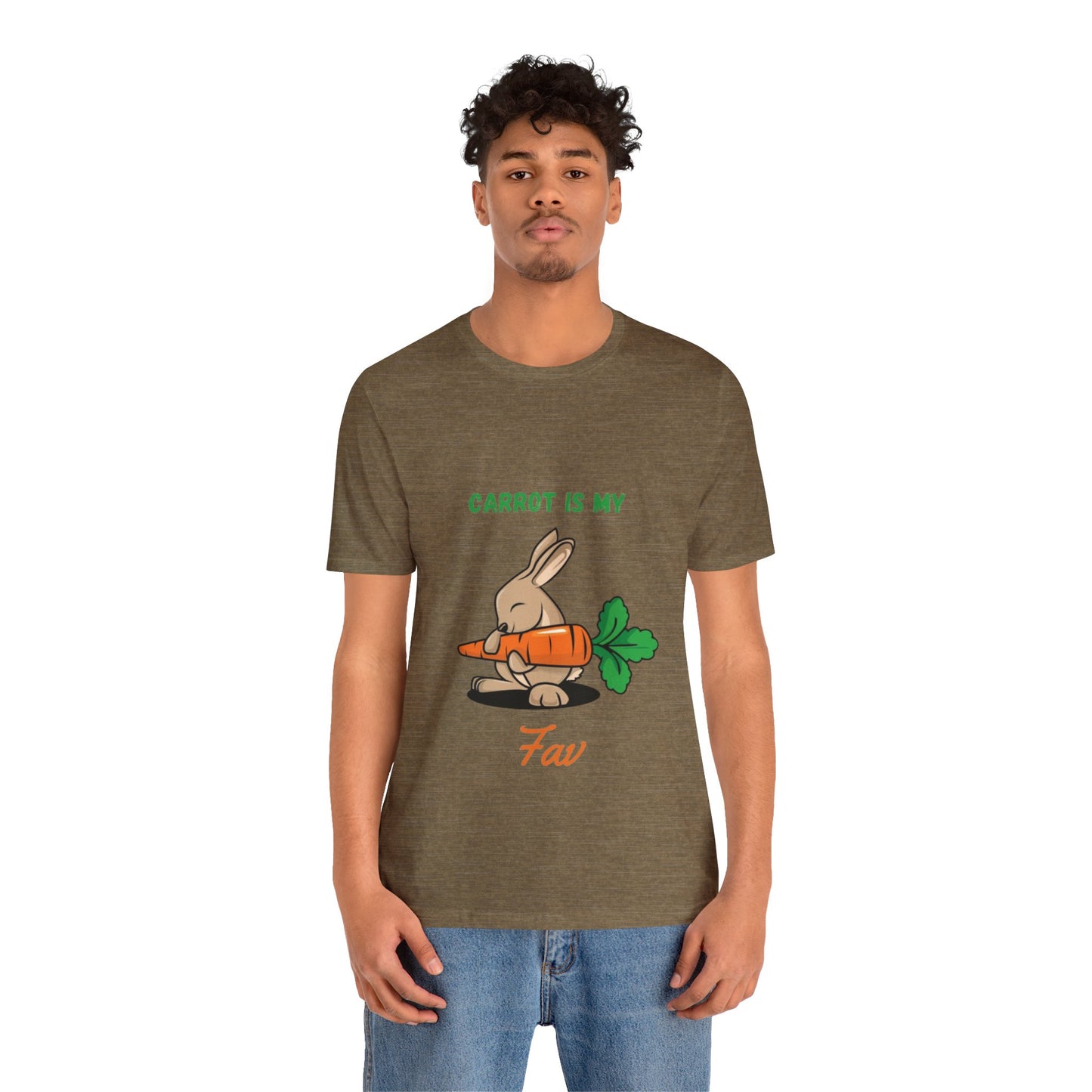 “Carrot is my fav” Jersey Short Sleeve Tee