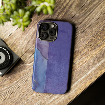 Purple Marble Tough Phone Case