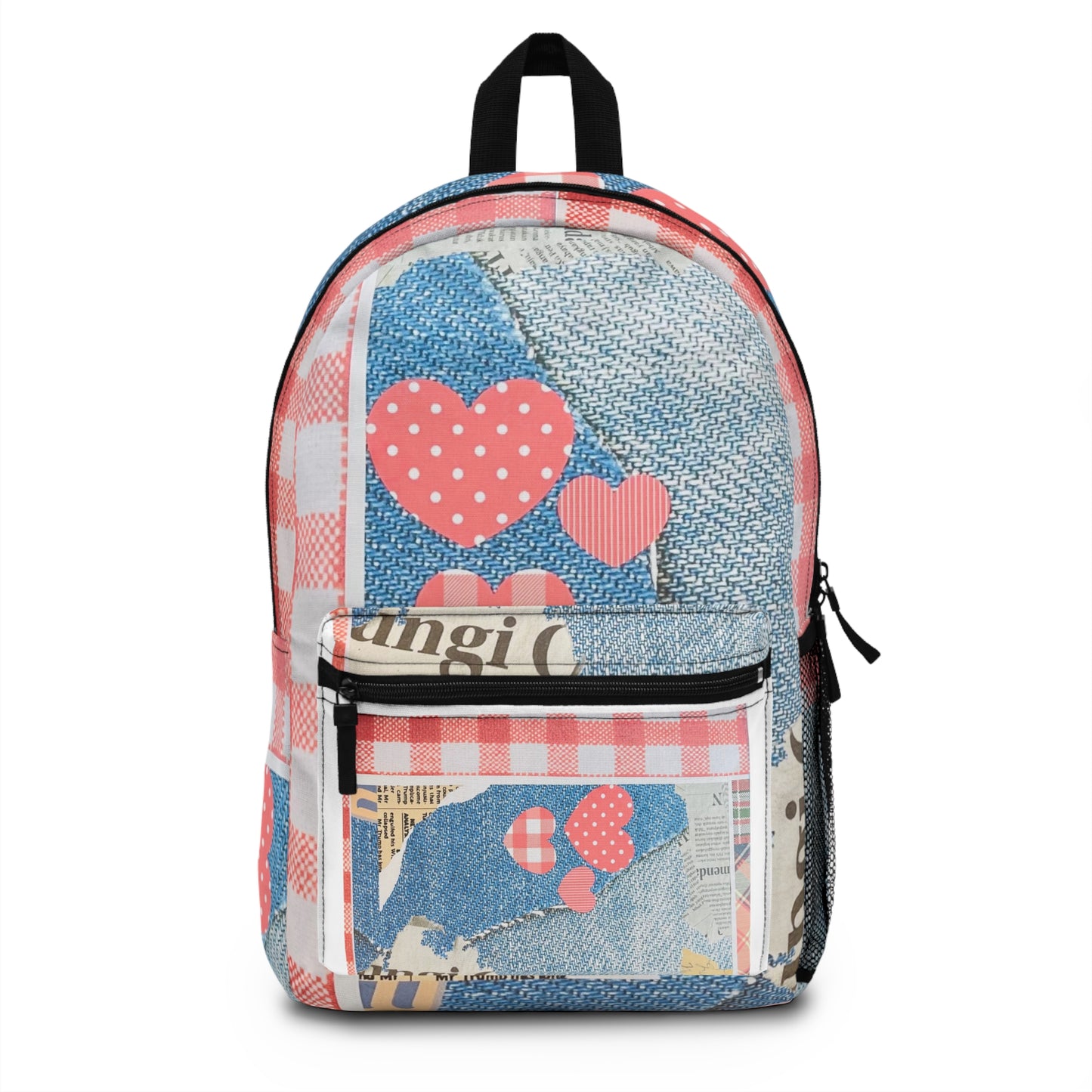 Jeans Print Backpack