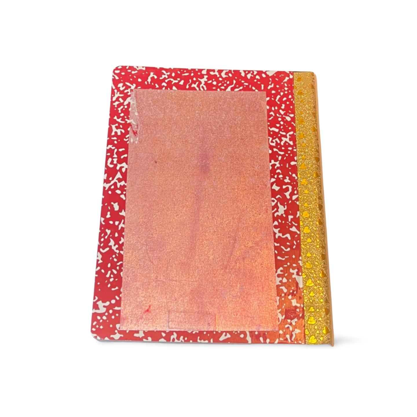 Red & White Patchwork Writing Book