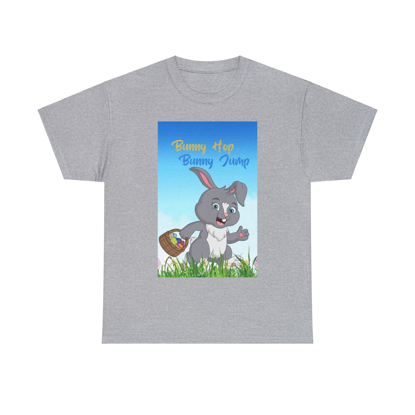 “Bunny Jump, Bunny Hop” Unisex Heavy Cotton Tee