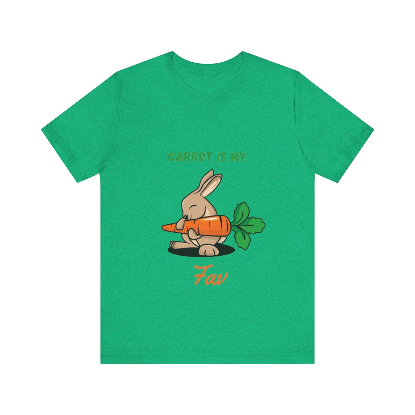 “Carrot is my fav” Jersey Short Sleeve Tee