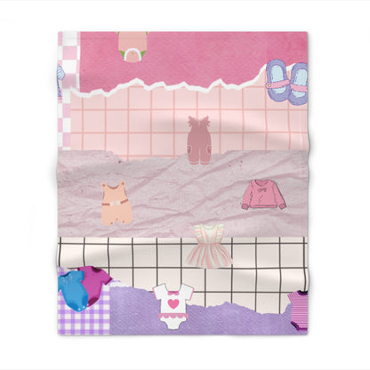 Baby  Girl Throw Blanket