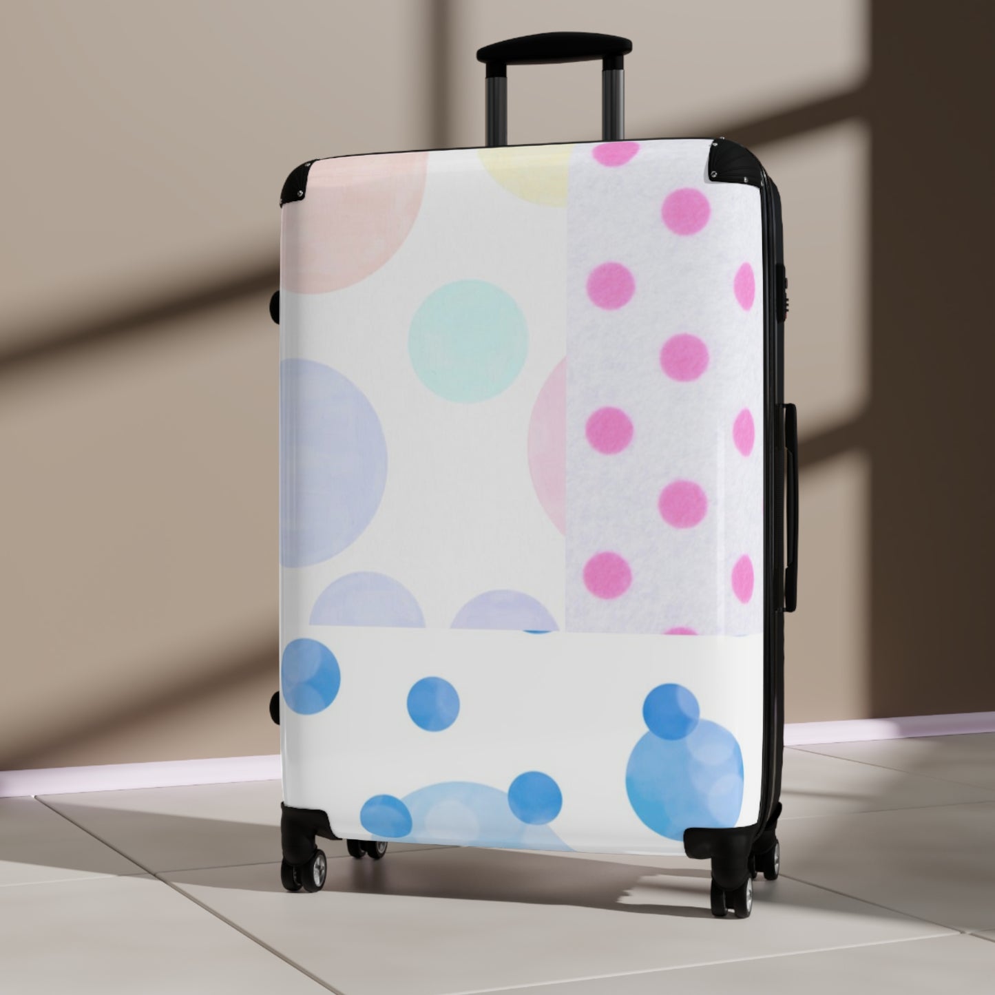 Polka Dot Design Suitcase