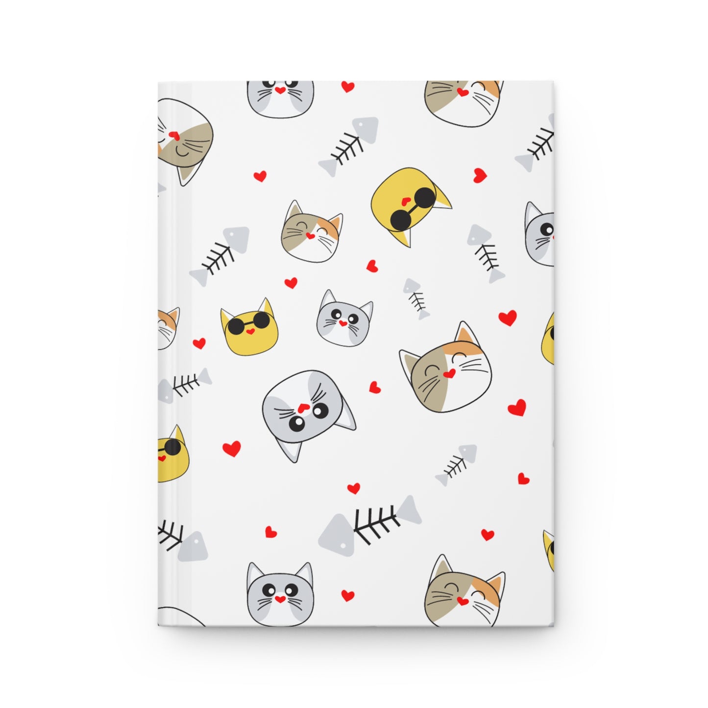 Kitty Hardcover Journal Matte