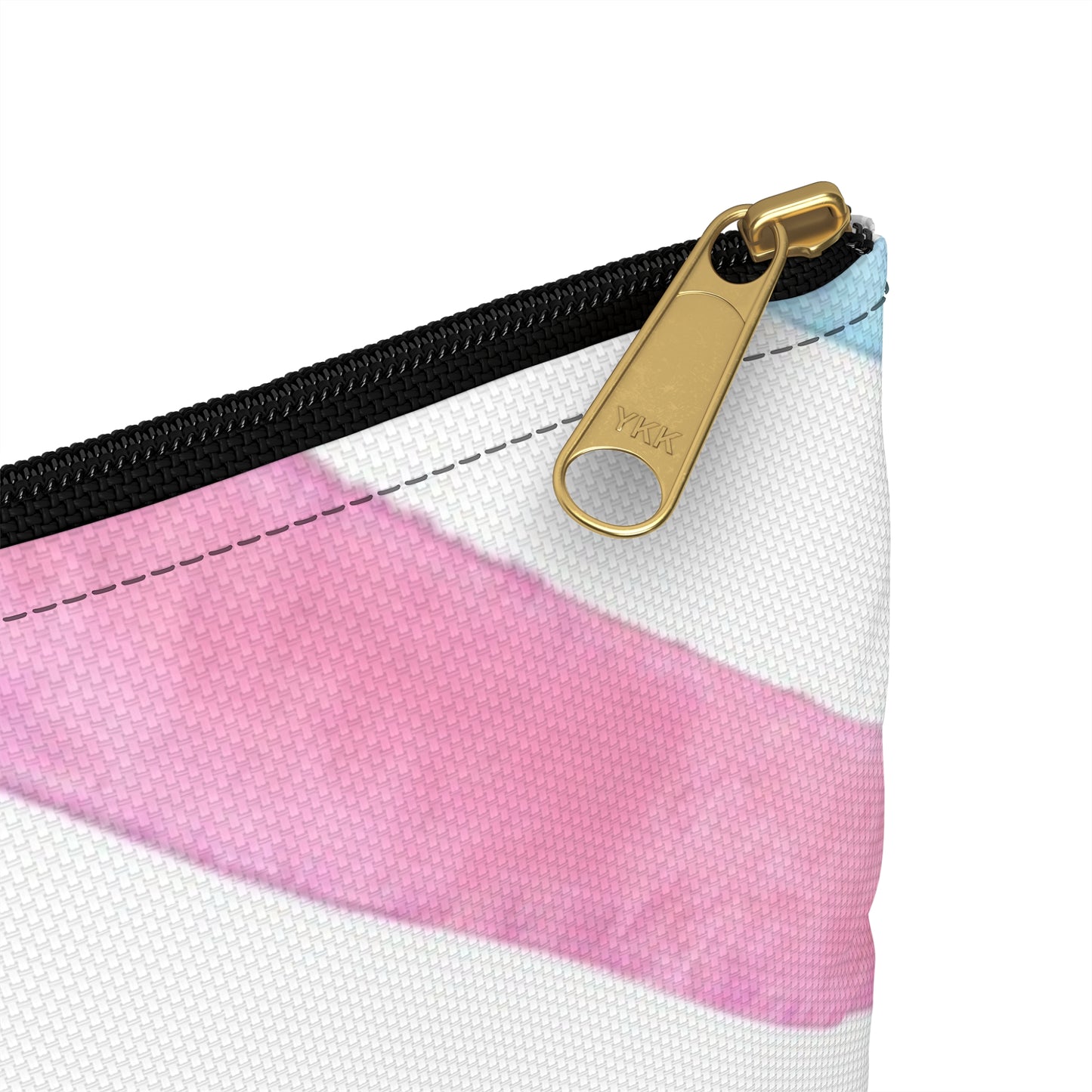 Stripe Print Accessory Pouch