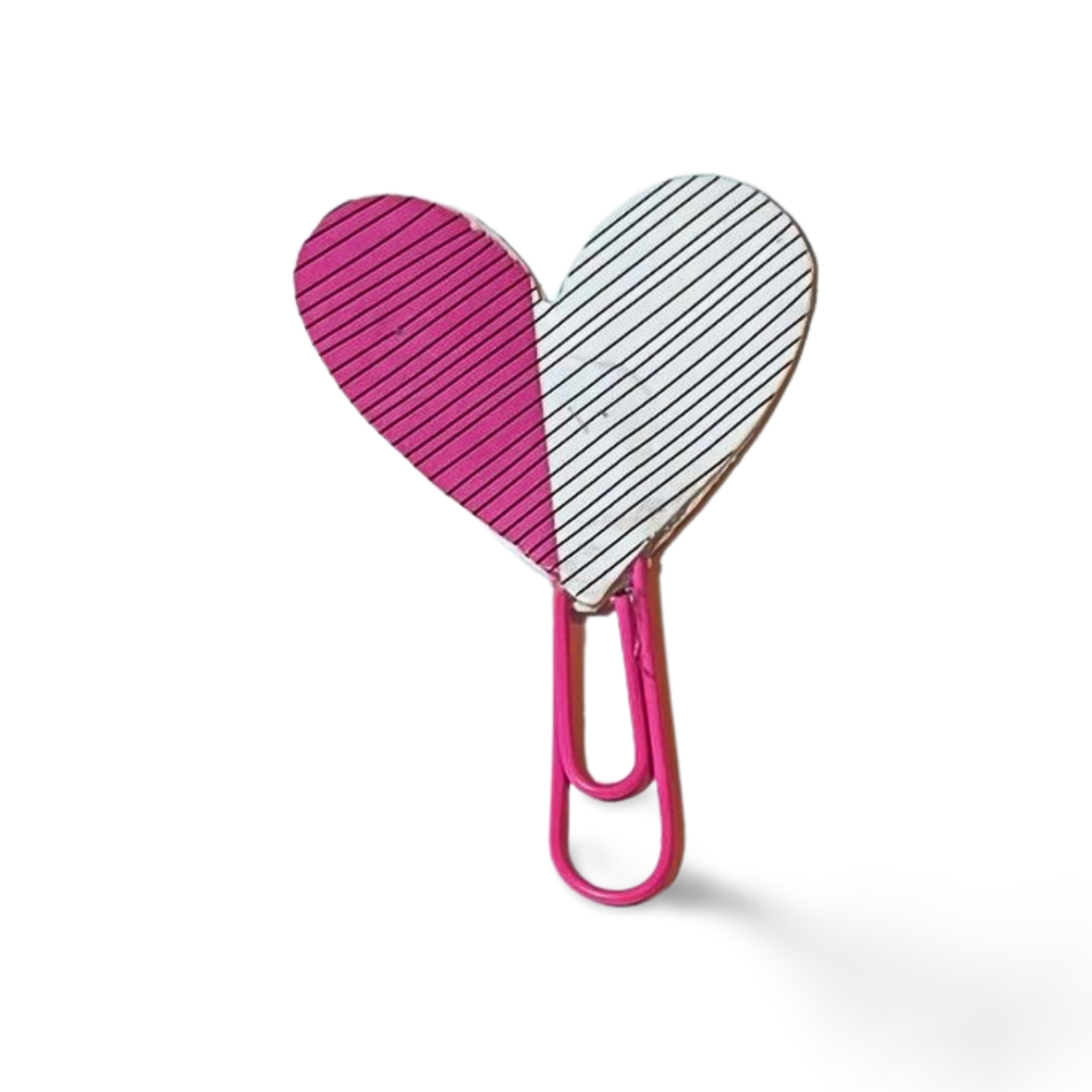 Heart shape paper clip