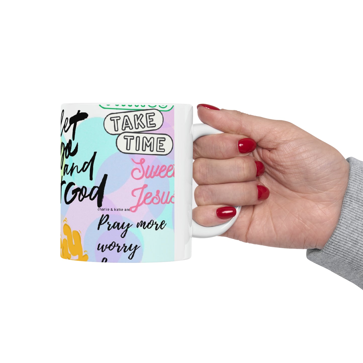 Prayer Quotes Ceramic Mug, 11oz