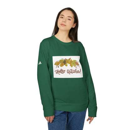 Hello Autumn adidas Unisex Fleece Crewneck Sweatshirt