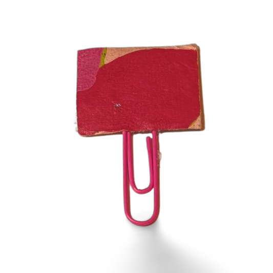 Red designed paper clip