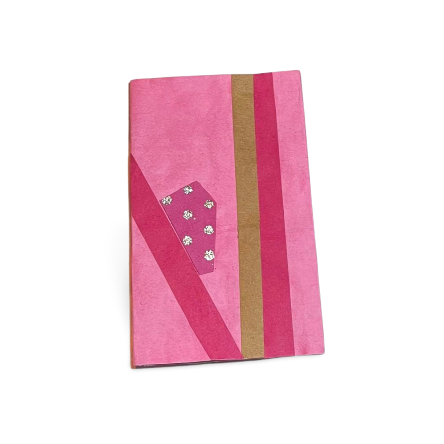 Unleash your creativity with our Pink Tri-Fold Journal Folio!  Use it to decorate and organize your items, or simply as a stylish holder. The possibilities are endleEmpty FolioEmpty FolioPink Tri-Fold Journal Folio