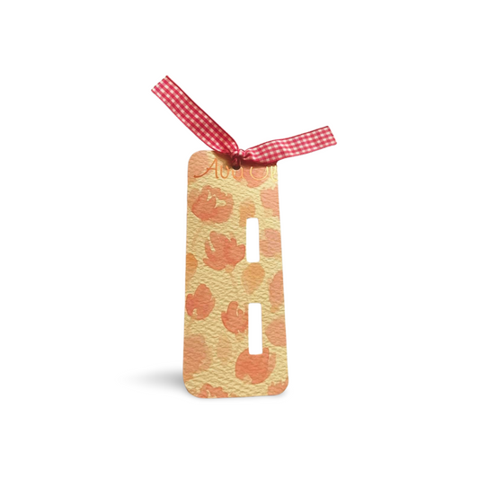 Cute flower floral print book mark