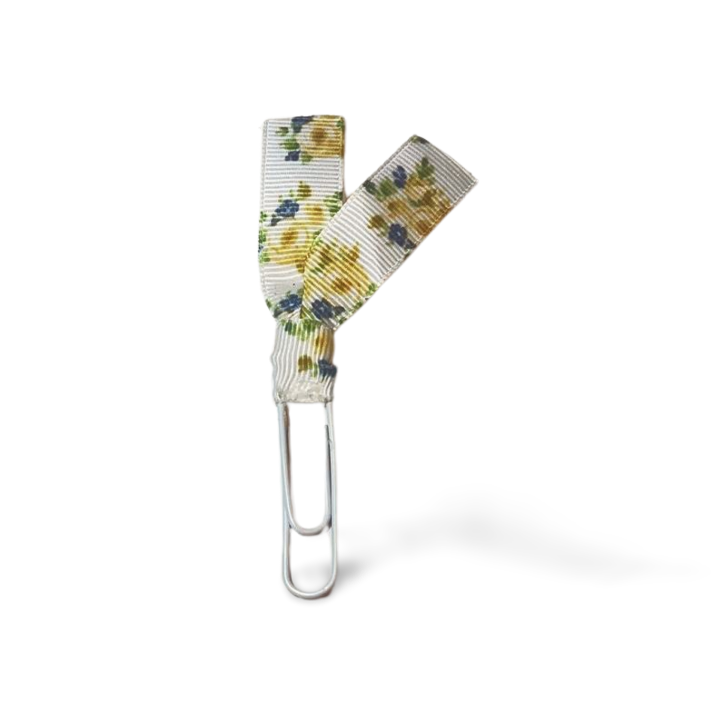 Yellow Floral Paper Clip