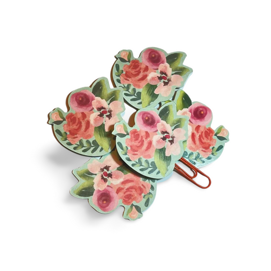 Upgrade your workspace with this set of floral flower paper clips and add a touch of beauty to your everyday tasks. Order now and make your paperwork a little more ePaper ClipPaper ClipFloral flower paper clip set 5pcs