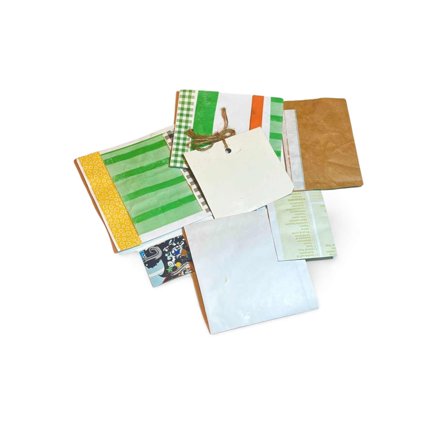 Don't settle for ordinary journaling and stationery supplies. Elevate your writing and crafting experience with our Journal Tag, Card, Envelop and Pocket set. Order EmbellishmentsEmbellishmentsJournal Embellishments & Journal Envelope