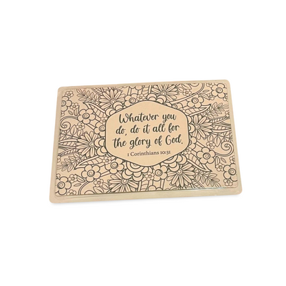 Want to maintain in and keep the peace?This prayer card is a simple and thoughtful way to bring peace and comfort to your daily routine. With its durable design and CardCardPrayer card