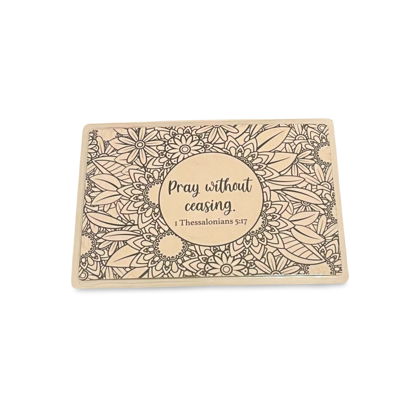 Want to maintain in and keep the peace?This prayer card is a simple and thoughtful way to bring peace and comfort to your daily routine. With its durable design and CardCardPrayer card