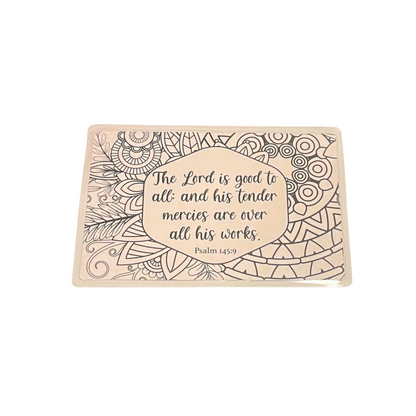 Want to maintain in and keep the peace?This prayer card is a simple and thoughtful way to bring peace and comfort to your daily routine. With its durable design and CardCardPrayer card