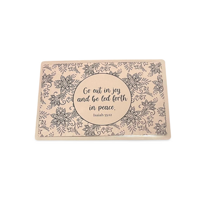 Want to maintain in and keep the peace?This prayer card is a simple and thoughtful way to bring peace and comfort to your daily routine. With its durable design and CardCardPrayer card