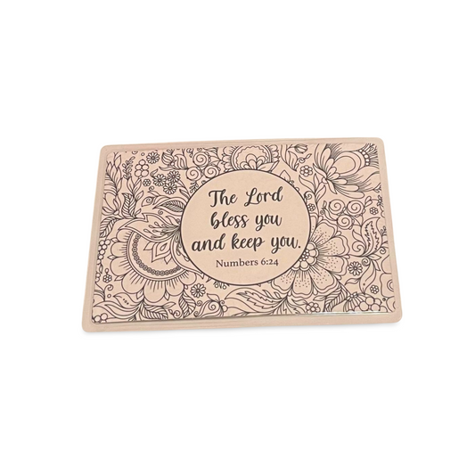 Want to maintain in and keep the peace?This prayer card is a simple and thoughtful way to bring peace and comfort to your daily routine. With its durable design and CardCardPrayer card