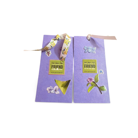 Friend 2pck Purple Bookmark