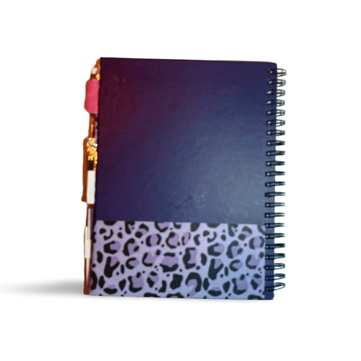 Say goodbye to bulky binders and hello to the Binder Notebook - the ultimate solution for staying organized and stylish. Order yours today and experience the convenibinderbinderPurple Animal Print Binding Notebook